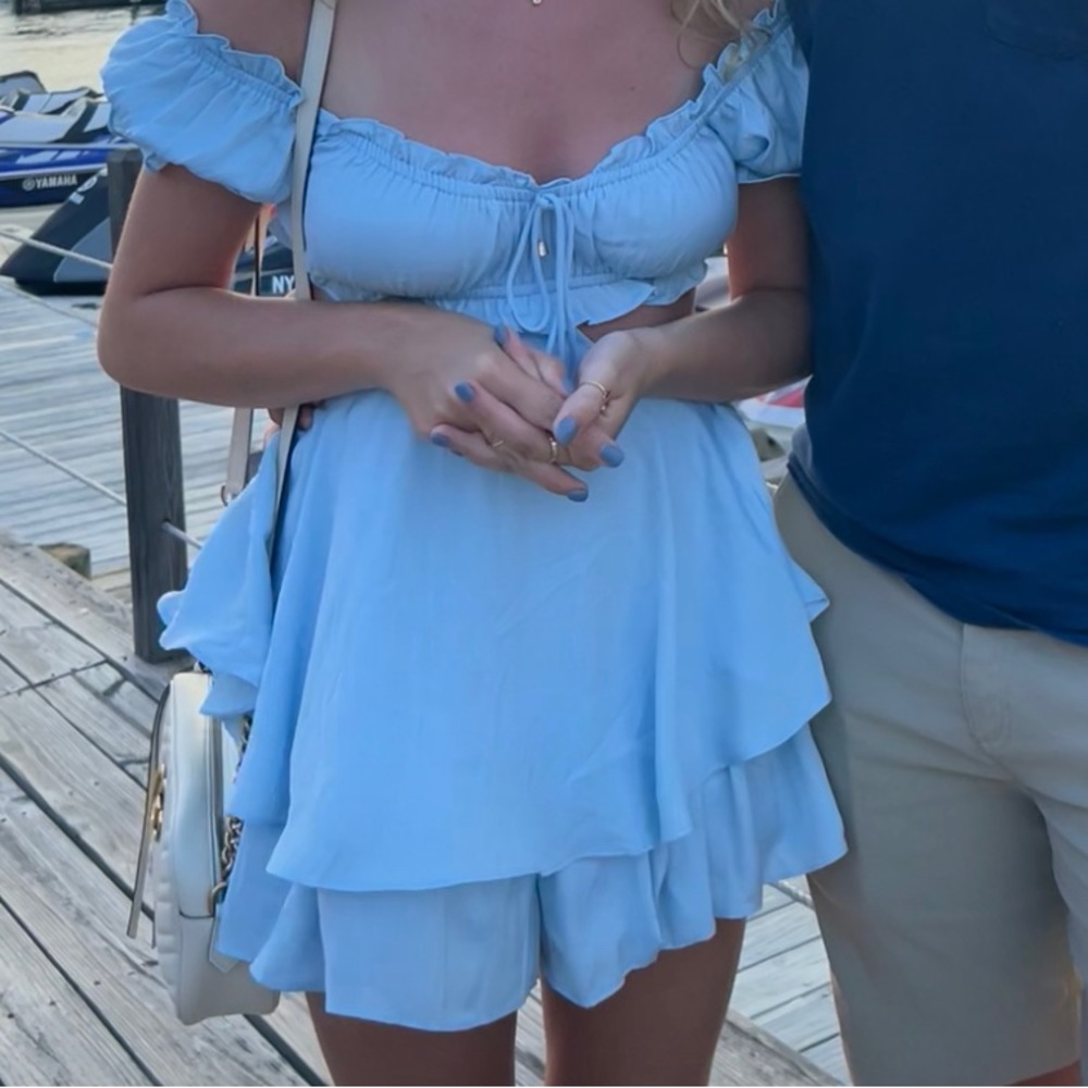 Blue Romper